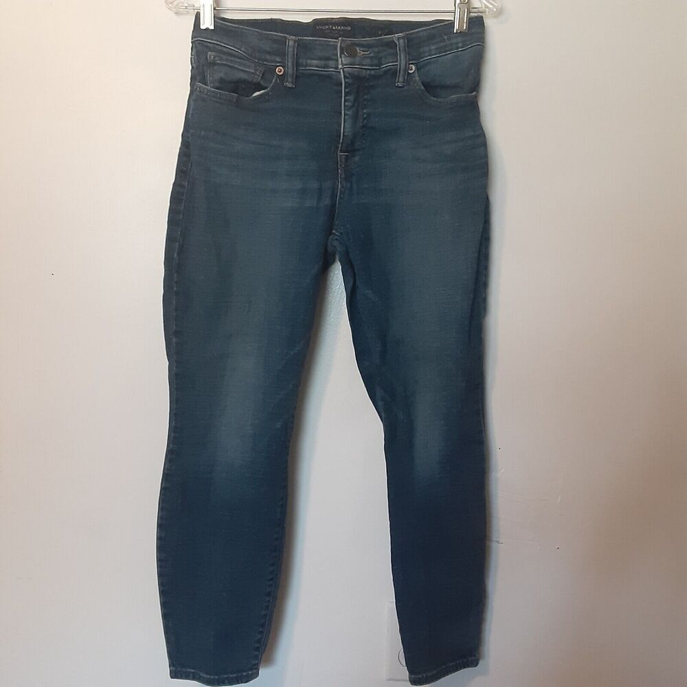 Lucky Brand Womens 8/29 Ava Mid Rise CROP Los Angeles Jeans